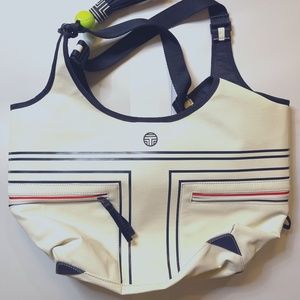 Tory Burch White Tennis Bag